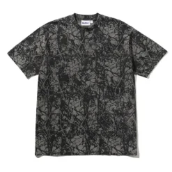 Woods Camo Tee, Washed Black