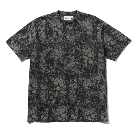 Woods Camo Tee, Washed Black