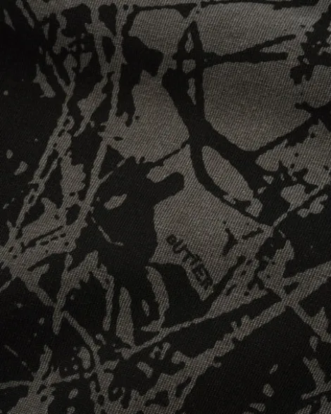 Woods Camo Tee, Washed Black