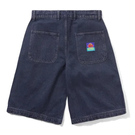 Work Shorts, Distressed Tinted Indigo
